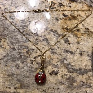 Juicy Couture Lady Bug Necklace